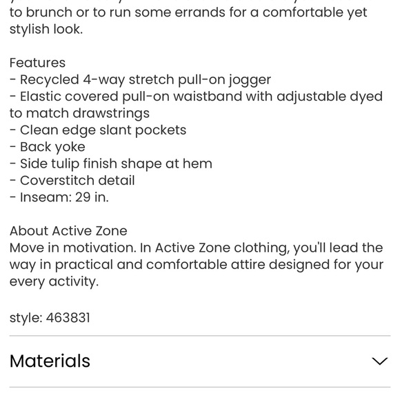 COPY - 6x Responsible, 4-Way Stretch Pull-On Jogger - Active Zone - Picture 6 of 6